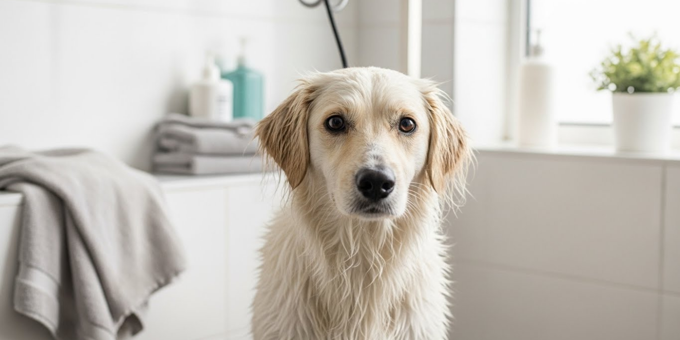 How to Reduce Wet Dog Smell After Baths